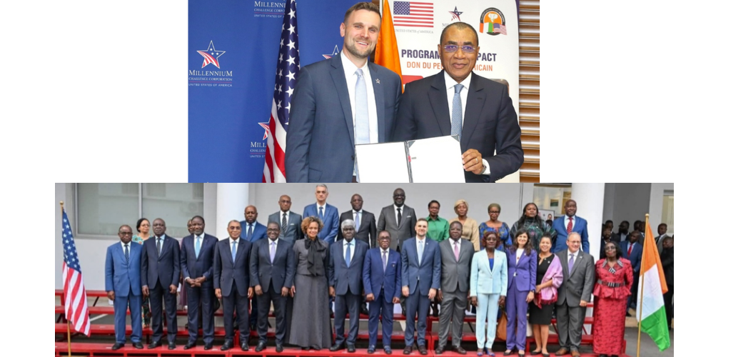 La Côte d’Ivoire et les Etats-Unis signent un Compact régional de 322,5 millions de dollars